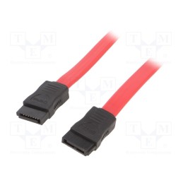 1 pcs x GEMBIRD - CC-SATA-DATA-XL - Cable: SATA, SATA female,both sides, 1m, flat,SATA III
