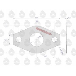 Oil pump seal krazelit 0 8mm c 330 sp