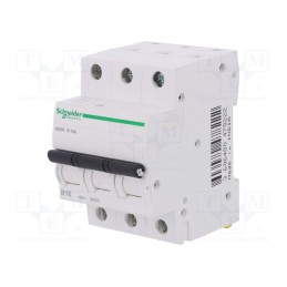 1 pcs x SCHNEIDER ELECTRIC - A9K01316 - Circuit breaker, 230/400VAC, Inom: 16A, Poles: 3, Charact: B, 6kA