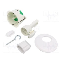 1 pcs x SCHNEIDER ELECTRIC - IMT35023 - Enclosure: junction box, Ø: 71mm, Z: 49mm, plaster embedded, IP40