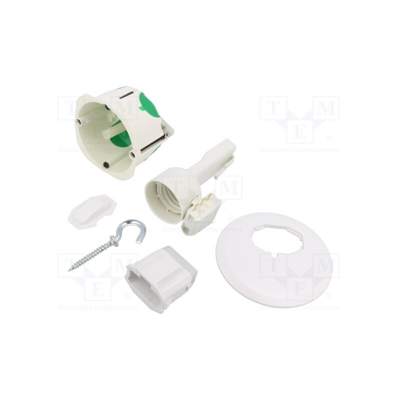 1 pcs x SCHNEIDER ELECTRIC - IMT35023 - Enclosure: junction box, Ø: 71mm, Z: 49mm, plaster embedded, IP40