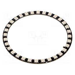 1 pcs x OKYSTAR - OKY3213-4 - LED, RGB, 5VDC, No.of diodes: 32, 5050, Controller: WS2812B, ring
