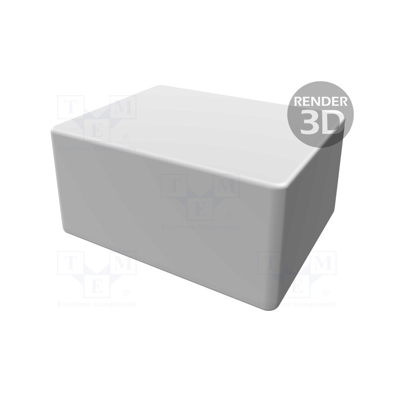 1 pcs x HAMMOND - 1550WCBK - Enclosure: multipurpose, X: 90mm, Y: 115mm, Z: 55mm, 1550, aluminium
