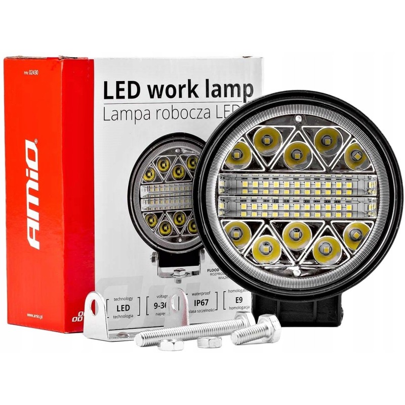 Halogen work lamp searchlight 9 36v 26xled 2080lm