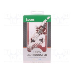 1 pcs x LUCAS - LLX472XLPX2 - Filament lamp: automotive, P43t, white-blue, 12V, 60/55W