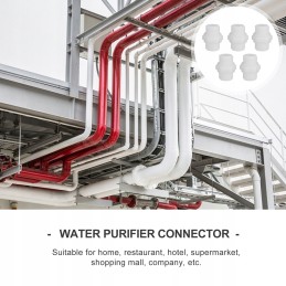 6pcs quick connector pipes for water purification
