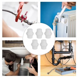 Hose connectors, water purification accessories, 6 pcs