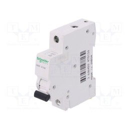 1 pcs x SCHNEIDER ELECTRIC - A9K01110 - Circuit breaker, 230/400VAC, Inom: 10A, Poles: 1, Charact: B, 6kA