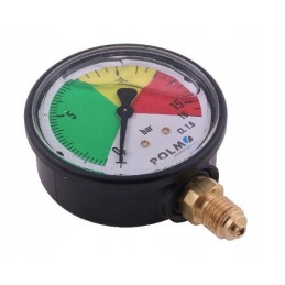 Glycerin manometer m63 0 16 bar thread m12x1 5 d