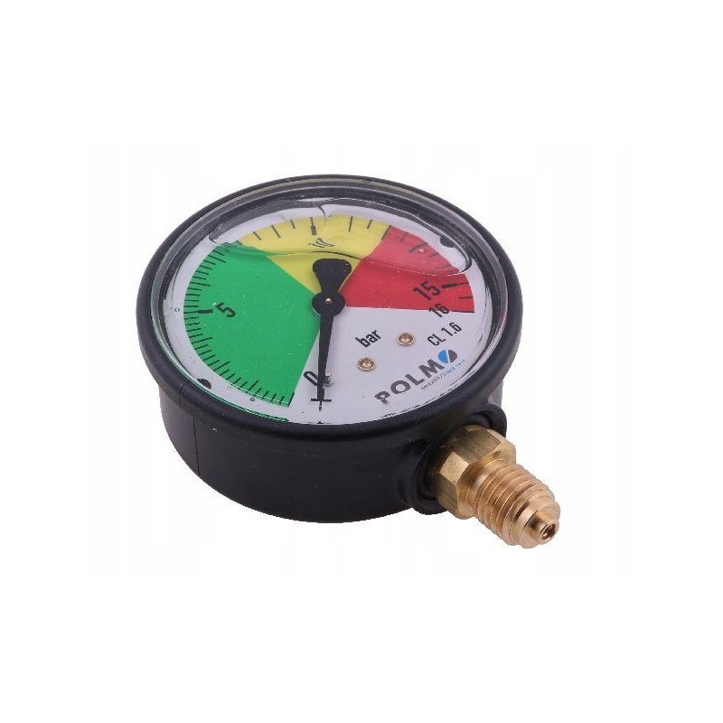 Glycerin manometer m63 0 16 bar thread m12x1 5 d