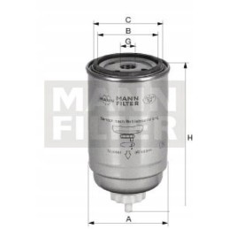 Fuel filter mann wk842 case deutz 01174391