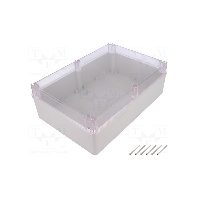 1 pcs x KRADEX - Z95JPH TM ABS - Enclosure: multipurpose, X: 190mm, Y: 280mm, Z: 95mm, ABS, grey, IP65