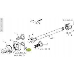 Renault PTO shaft seal