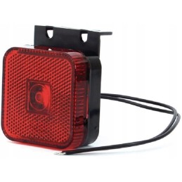 LED square marker lamp 12 24v with cable and