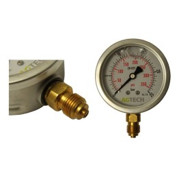 Pressure gauge fi 63 bsp 1 4 dollars range 0 25 bar agtech