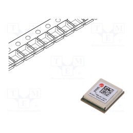 1 pcs x u-blox - NINA-B301-00B - Module: Bluetooth Low Energy, SMD, Dim: 10x11.6x2.2mm, 5.0, 1.4bps
