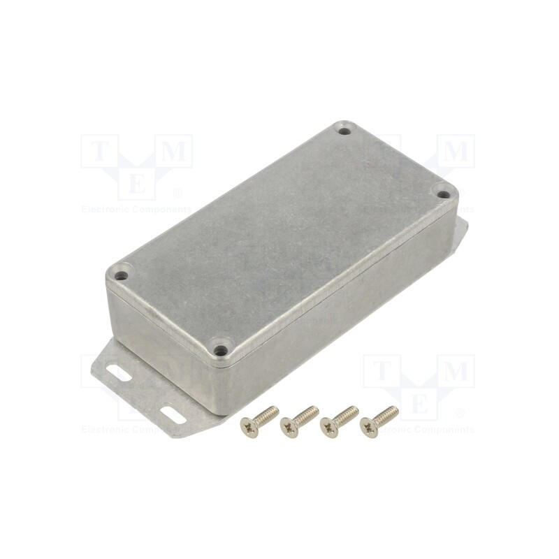 1 pcs x HAMMOND - 1590GF - Enclosure: multipurpose, X: 50mm, Y: 100mm, Z: 25mm, 1590, aluminium