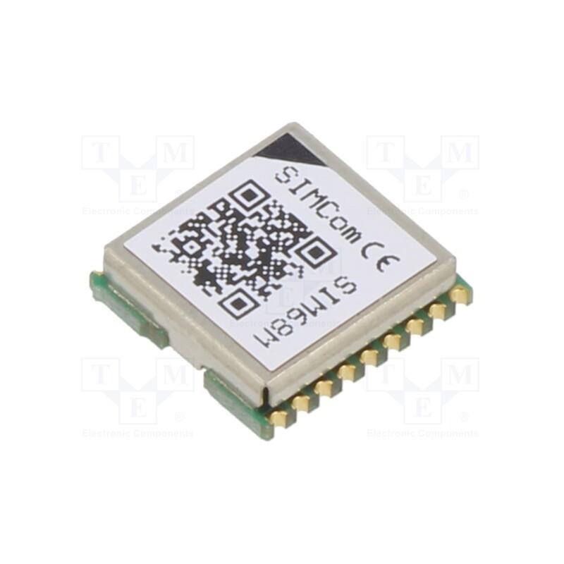 1 pcs x SIMCOM - S2-105ZC-Z1C0Z - Module: GPS, ±2.5m, GPS, -165dBm, 2.8÷4.3VDC, 115200bps, ±0,1m/s