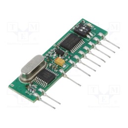1 pcs x RADIOCONTROLLI - RC-RHCS-4CH - Module: RF, AM receiver, ASK,OOK, 433.92MHz, -108dBm, 4.5÷5.5VDC