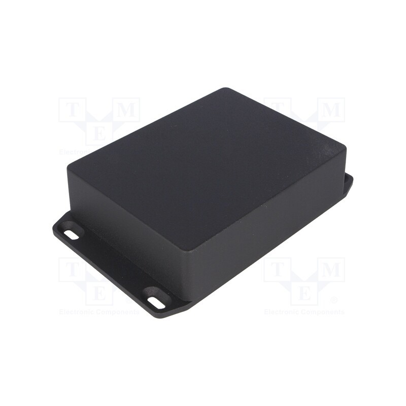1 pcs x HAMMOND - 1590BBFLBK - Enclosure: multipurpose, X: 94mm, Y: 119mm, Z: 34mm, 1590, aluminium