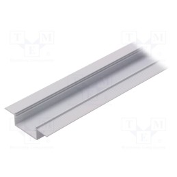 1 pcs x TOPMET - V3130001 - Profiles for LED modules, white, L: 1m, VARIO30-04, aluminium