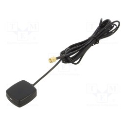 1 pcs x 2J - 2J4D01MPCF-300LL100-C20GST_ TRALO - Antenna, BEIDOU,Galileo,GNSS,GPS,QZSS, magnet,for ribbon cable