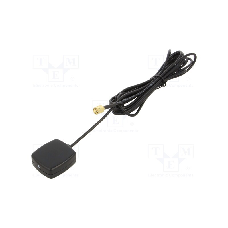 1 pcs x 2J - 2J4D01MPCF-300LL100-C20GST_ TRALO - Antenna, BEIDOU,Galileo,GNSS,GPS,QZSS, magnet,for ribbon cable