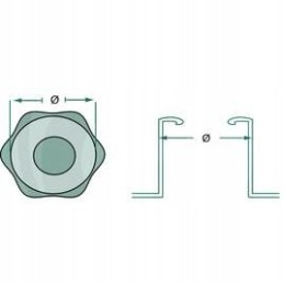 Fendt g411201060110 fuel filler cap