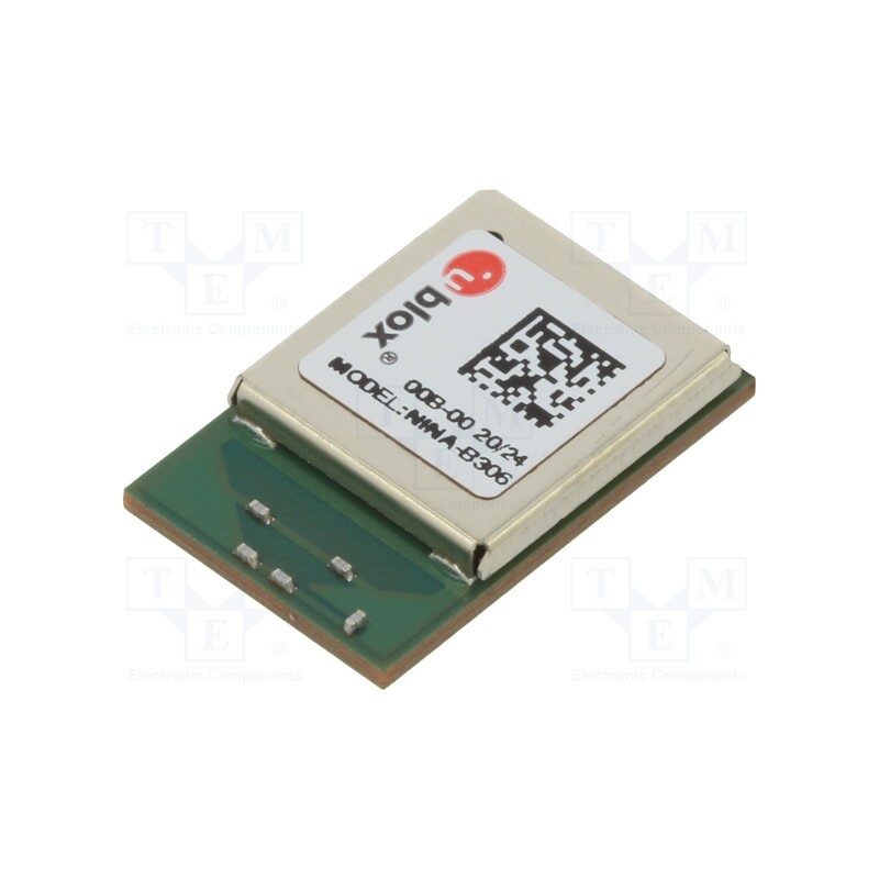 1 pcs x u-blox - NINA-B306-00B - Module: Bluetooth Low Energy, ADC,GPIO,I2C,I2S,SPI,UART,USB