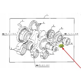 6005013183 crankshaft o-ring