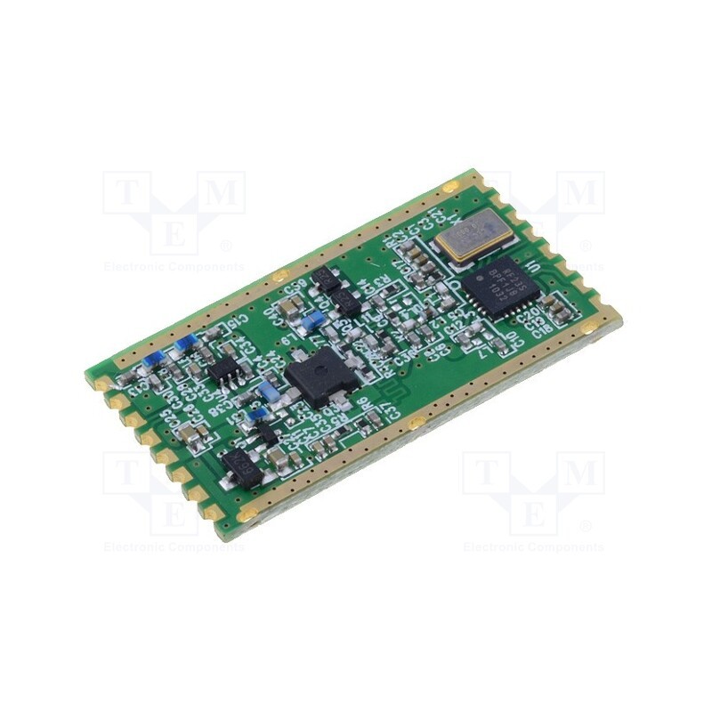 1 pcs x HOPE MICROELECTRONICS - RFM23BP-868S2 - Module: RF, FM transceiver, FSK, 868MHz, SPI, -120dBm, 3.3÷6VDC