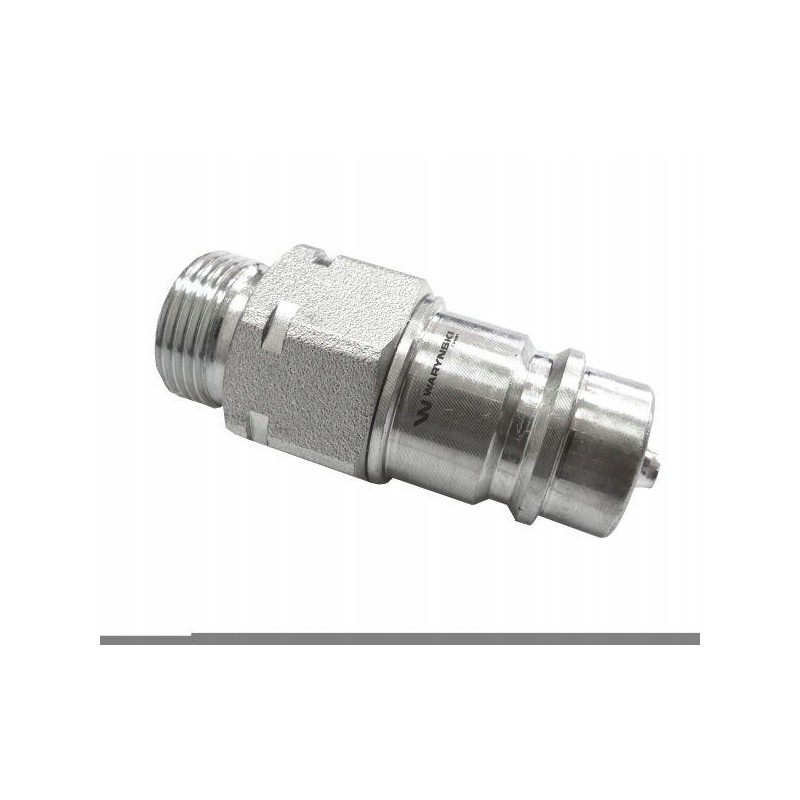 Hydraulic quick connector plug M22x1 5 thread