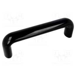 1 pcs x ELESA+GANTER - 36701 - Handle, duroplast, black, H: 62mm, L: 198mm, W: 30mm, Thread: M8