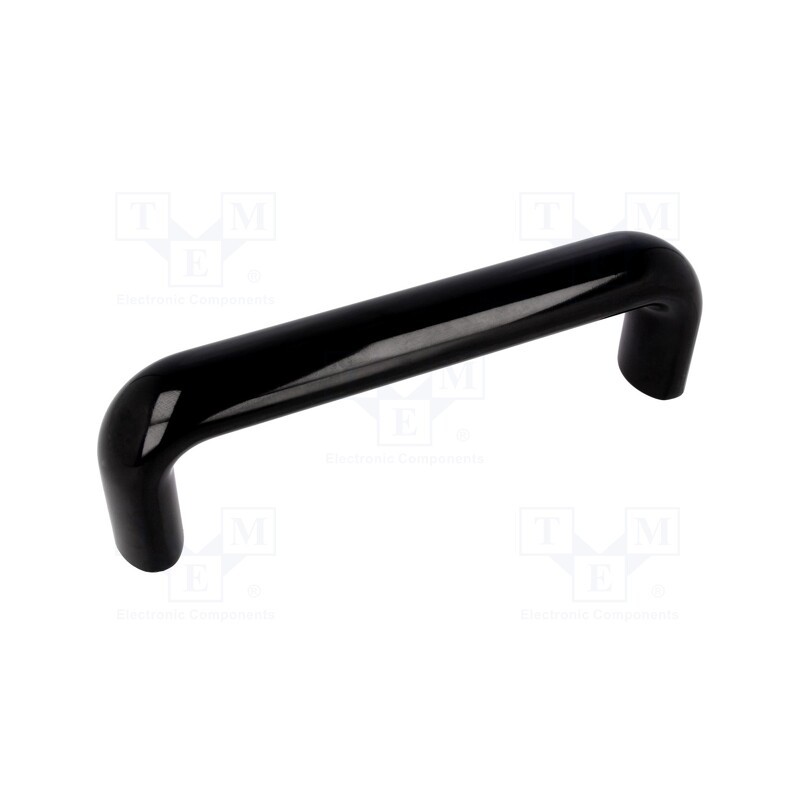 1 pcs x ELESA+GANTER - 36701 - Handle, duroplast, black, H: 62mm, L: 198mm, W: 30mm, Thread: M8