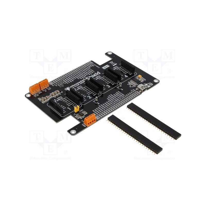 1 pcs x MIKROE - MIKROMEDIA 5 FOR TIVA SHIELD - Multiadapter, Interface: CAN,UART,USB