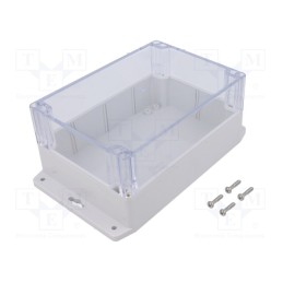 1 pcs x GAINTA - G223CMF-IP67 - Enclosure: multipurpose, X: 121mm, Y: 171mm, Z: 80mm, polycarbonate