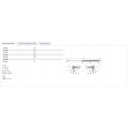 New Holland Case Door Gas Actuator 47517730