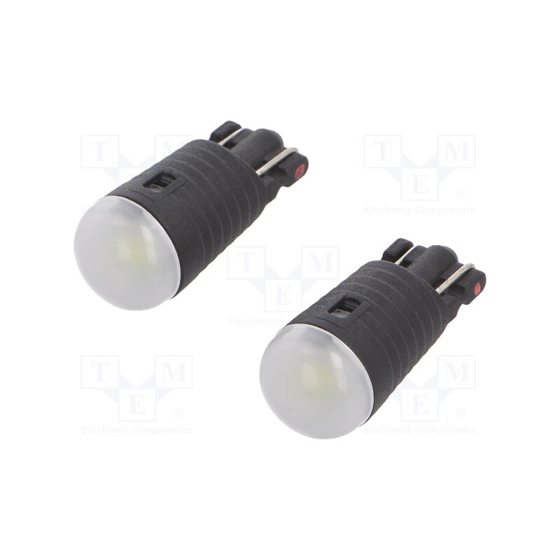 1 set x ELTA - EB8011TR - Filament lamp: automotive, T10, white, 12V, 1W, VISIONPRO LED, 50lm