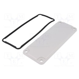 1 pcs x FIBOX - MB 10546 SET - Side panel, X: 85mm, Y: 216mm, Z: 10mm, grey