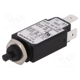 1 pcs x SCHURTER - 4400.0388 - Circuit breaker, Urated: 240VAC, 48VDC, 15A, SPST, Poles: 1, screw