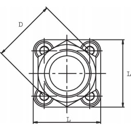 Pump mounting flange type gfv 15l gfv15l40 voss