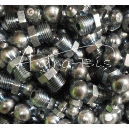 The M10x1 45 grease nipple is used to dispense lubricant into the birth