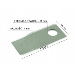 Pottinger right mower blade 434970 4349700010 434