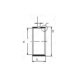 Tup2 3030 sliding bush for pronar lc3 loader