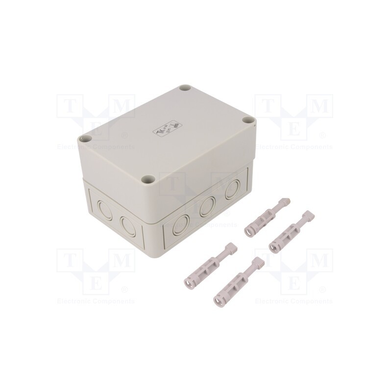 1 pcs x SPELSBERG - 10590901 - Enclosure: multipurpose, X: 94mm, Y: 130mm, Z: 81mm, TK PS, grey, IP66