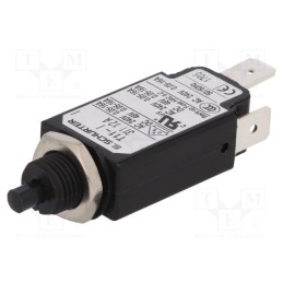 1 pcs x SCHURTER - 4400.0279 - Circuit breaker, Urated: 240VAC, 48VDC, 12A, SPST, Poles: 1, screw