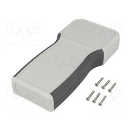 1 pcs x HAMMOND - 1553TTGY - Enclosure: for devices with displays, X: 80mm, Y: 165mm, Z: 28mm