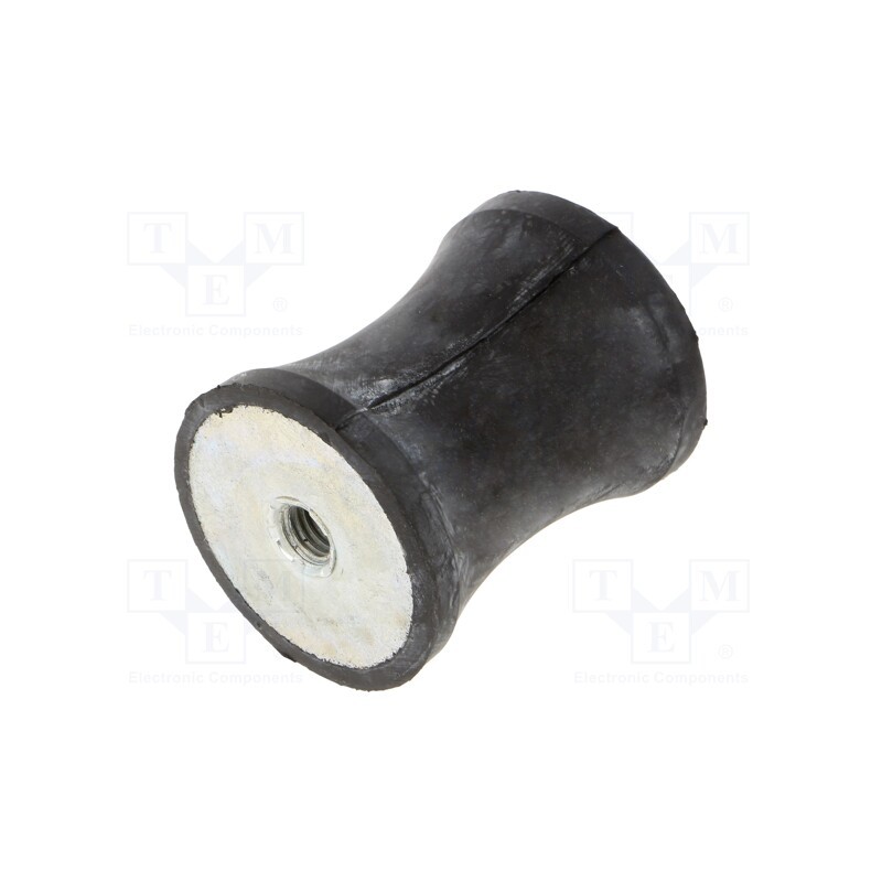 1 pcs x ELESA+GANTER - DVC.3-40-32-50-M8-40 - Vibration damper, M8, Ø: 40mm, rubber, L: 50mm, H: 8mm, 2564N, 205N/mm