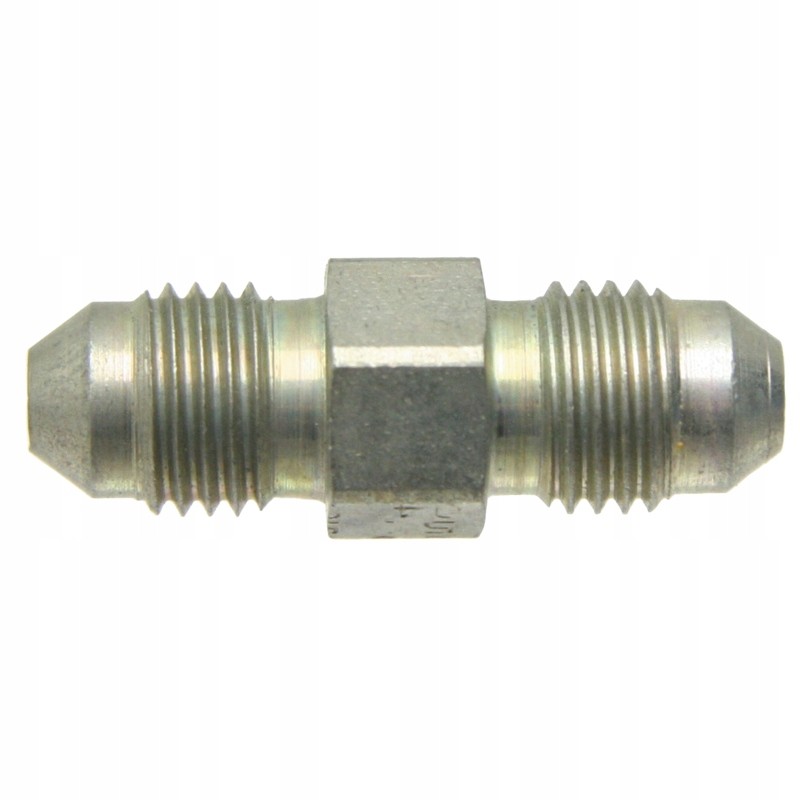 Straight adapter connector 2x ga 7 16 m jic 450 bar