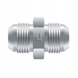 Straight adapter connector 2x ga 7 16 m jic 450 bar